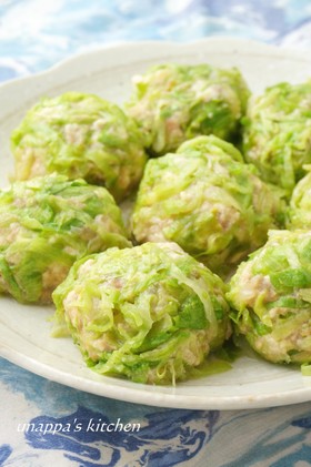 レタスで包む!ふわふわ豆腐シュウマイ